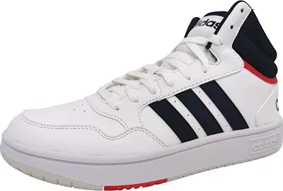 Produktbild von adidas Hoops 3.0 MID Herrenschuhe Sneaker Weiß Freizeit, Schuhgröße:EUR 48 | UK 12.5