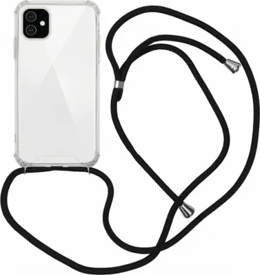 Image de imoshion Coque arrière transparente avec cordon pour Apple iPhone 11 - Noir
