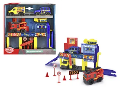 Obrázok produktu pre Dickie Toys SOS Mini Stacja Ratownicza z 3 Pojazdami
