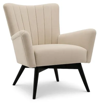 Produktbild von Anteo Ohrensessel NICK Velvet Polstersessel Sessel Modern Perlmutt ROYAL VELVET 01 Wohnzimmer 95x80x50 cm