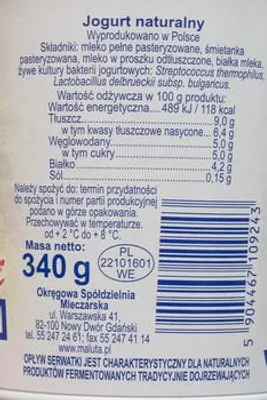Obrázok produktu pre Jogurt bałkański Maluta 340 g