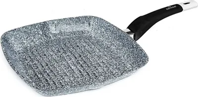 Produktbild von Grillpfanne mit Marmor-Keramik-Beschichtung 24Cm Bratpfanne Induktion Zilner Zl-7053
