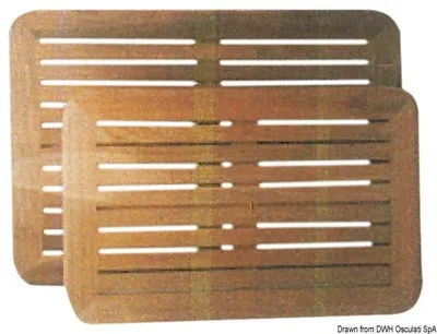Image de Plateau de table en teck 45x70 cm , 1 pièce