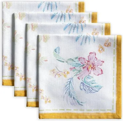 Immagine prodotto di Tovaglioli in tessuto lavabili, 100% cotone, 45x45 cm, set da 4