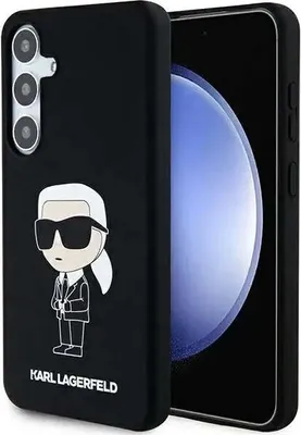 Immagine prodotto di Karl Lagerfeld Klhcs24Msnikbck S24+ S926 Custodia rigida Czarny/Silicone nero Ikonik