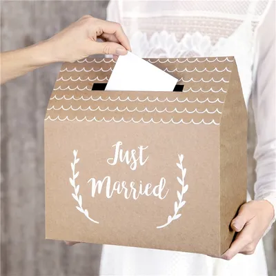 Image de Boîte - Boîte à cartes de vœux - Mariage - Just Married