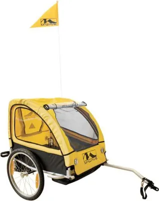 Image de Remorque vélo M-Wave ALUMINIUM pour enfants et bagages, 640092