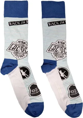Obrázek produktu pro AC/DC - Ponožky pánské/dámské unisex RO7079 (40,5 EU - 45,5 EU) (modré)