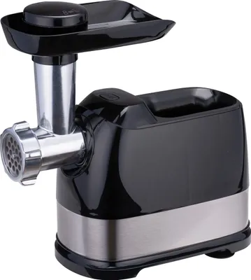 Produktbild von alpina Fleischwolf Elektrisch 600 Watt - 3 Scheiben 3/5/7 mm - 1,5 kg Fleisch pro Minute - Edelstahl - Silber