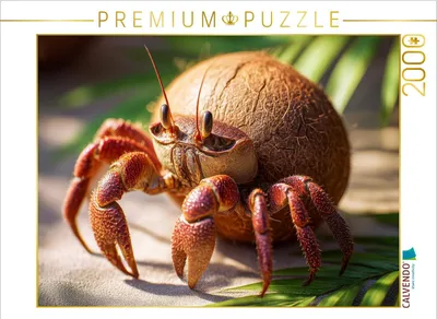 Produktbild von CALVENDO Puzzle Kokoskrabbe | 2000 Teile Lege-Größe 90x67cm Foto-Puzzle für glückliche Stunden