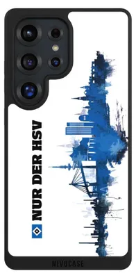Produktbild von NIVOCASE Handyhülle für Samsung Galaxy S25 Ultra  Hülle NIVOpure Case Schwarz Bundesliga HSV Offizielles Lizenzprodukt