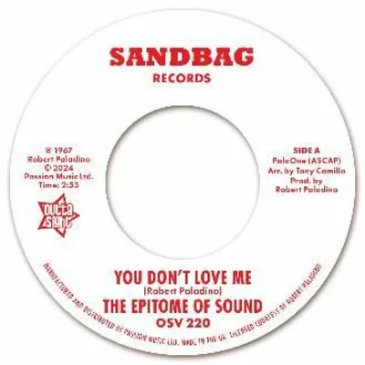 Produktbild von The Epitome Of Sound: You Dont Love Me / Where Were You