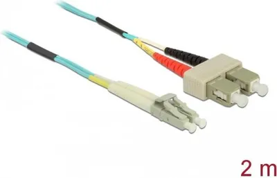 Immagine prodotto di DELOCK Cable Cavo in fibra ottica da LC a SC Multimode OM3 2 m
