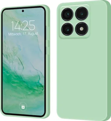 Produktbild von Hülle für Xiaomi 14T Pro Case Cover Bumper Silikon Softgrip Schutzhülle Farbe: Türkis