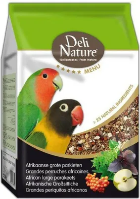 Produktbild von Deli Nature 5* Menu Komplettfutter für Afrik. Sittiche 2,5 kg