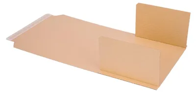Produktbild von verpacking 50 Universal Buchverpackungen BV 3 | 280x205x20-70 mm | DIN A5 passend | flexible Wickelverpackung | Groß & Maxibrief geeignet | Wickelkarton für DHL, DPD, Hermes, UPS, Deutsche Post