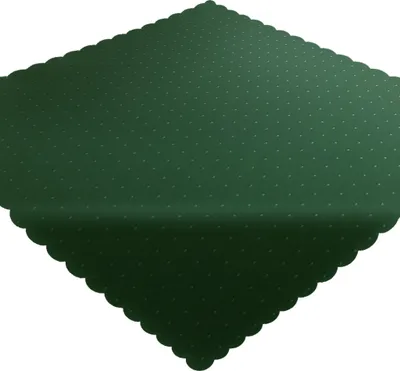 Immagine prodotto di Tovaglia 90 x 90 cm in verde scuro per tavolo da pranzo e cucina