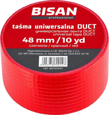 Produktbild von Rotes Isolierband, 48 mm breit, 45 m lang