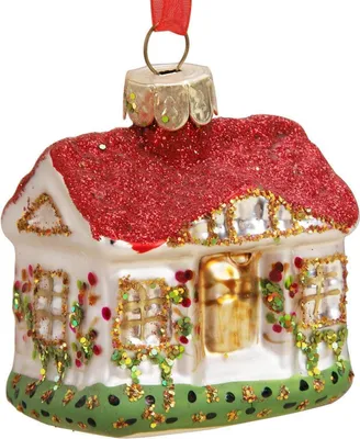 Produktbild von Weihnachtsbaumanhänger Glas Vintage Christbaumschmuck Hängend Ornament