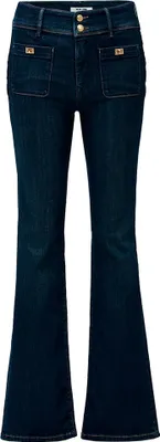Image de Salsa Jeans Secret Pocket Detail Push In Boot Cut Fit Jeans Blau 30 / 32 Frau Blau 30