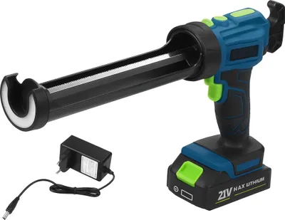 Produktbild von KRAFT&DELE | Robuste Kartuschen pistole, 21V, 2500mAh, Akku, Kartuschenpresse, Ergonomische Kartuschenpistole