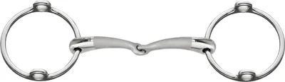Produktbild von Sprenger SATINOX Aufziehtrense 14 mm einfach gebrochen Edelstahl , Größe:125 mm