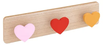 Zdjęcie produktu dla Wieszak do pokoju dziecięcego LOVE, 36 x 9,5 cm