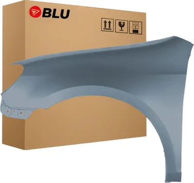 Image de BLU Aile Compatible avec VW Volkswagen GOLF VI 6 KOMBI LD7X Gauche Grau PlatinGrau | 2008-2016 | Avant | Peint| Prêt à Monter | Acier