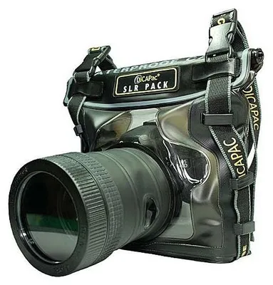 Productafbeelding van Onderwaterbehuizing voor digitale spiegelreflexcam DiCAPac WP-S10 voor DSLR's met een grotere zoomlens