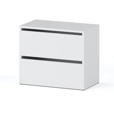 Produktbild von STIV Möbel | Schuhschrank mit Klappen | Weiß Matt | 60x36x50 cm | modular erweiterbar | modern & praktisch