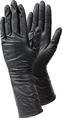Produktbild von Ejendals TEGERA 849, Einweghandschuhe, Schwarz, Erwachsener, Erwachsener, Unisex, Nitrilschaum