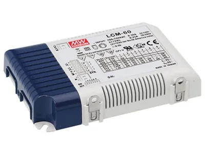 Immagine prodotto di Mean Well ALIMENTATORE LED DIMMABILE - CORRENTE COSTANTE - 60 W - CORRENTE DI USCITA REGOLABILE CON PFC