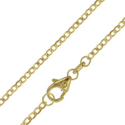 trendor 51885 Panzerkette 585 Gold / 14 Karat Weitpanzer-Collier 1,6 mm 1
