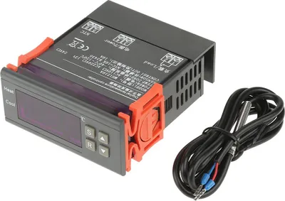 Zdjęcie produktu dla MH1210A Mini cyfrowy termostat LED z sondą czujnikową (DC12V)