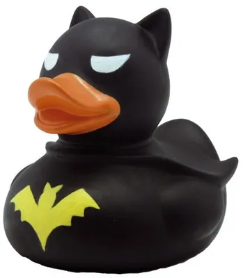 Produktbild von LiLaLu 1889 Badeente "Dark Duck schwarz"