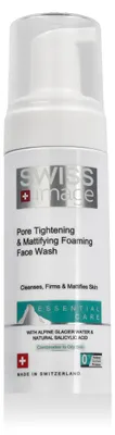 Productafbeelding van SWISS Image Essential Care, reinigingsschuim voor het gezicht, vermindert poriën en matterende werking, 150 ml