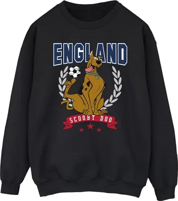 Produktbild von Scooby Doo - "England Football" Sweatshirt für Herren BI44171 (XL) (Schwarz)