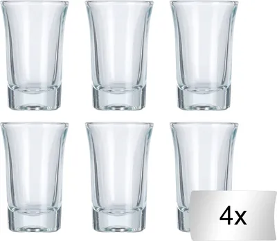 Produktbild von Schnapsgläser - Ø 2 x H 5 cm - Glas - 24er Set