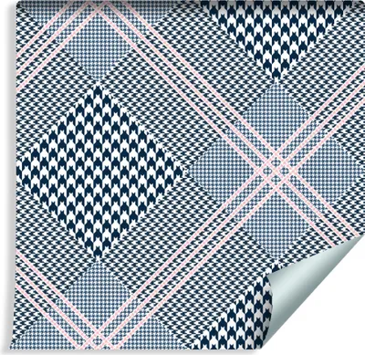Produktbild von 10m VLIES TAPETE Rolle Geometrisch Linien Kariert Schottisch Modern XXL