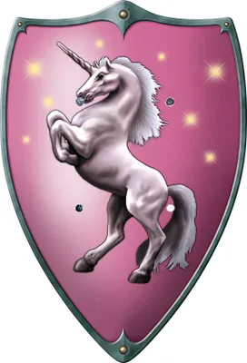 Produktbild von Ritterschild Einhorn, pink