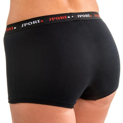 Produktbild von HERMKO 65700 Damen Sport-Pant schnelltrocknend + atmungsaktiv, Farbe:schwarz - Sport, Größe:36/38 (S)