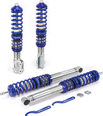 Image de Kit de suspension fileté pour VW Golf 2 + Golf 3 MK3 Jetta II Vento 1H2 Absorber Struts