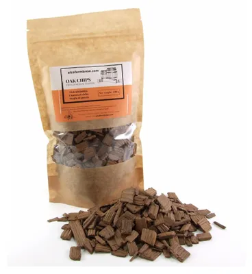 Produktbild von Eichenholzchips Französisch - Mittel Getoastet 100g, Eichenholz Chips Holzspäne Eichenholzspäne