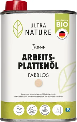 Produktbild von Ultra Nature Arbeitsplattenöl 250 ml Farblos