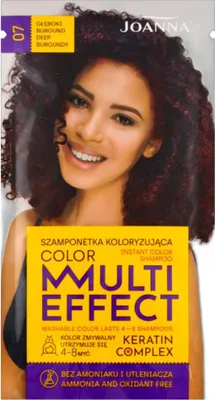 Obrázok produktu pre Joanna Multi Effect Color farbiaci šampón Sýta bordová 007