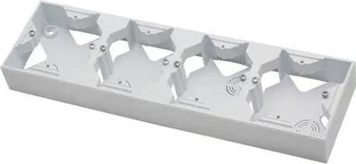Immagine prodotto di Scatola di montaggio Ospel AS 4-gang bianco (PNP-4G/00)