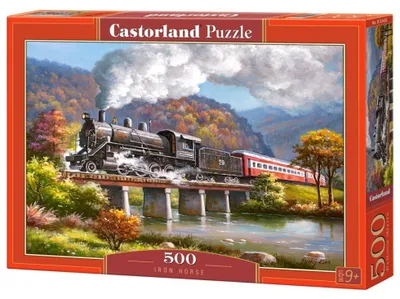 Image de Puzzle de 500 pièces Iron Horse 53452