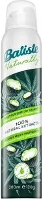 Productafbeelding van Batiste Calm Flyaways Kokosmelk & Hampa, 200 ml, Droogshampoo, Natuurlijk, Voor vrouwen, Tegen pluis, Geschikt voor alle haarkleuren