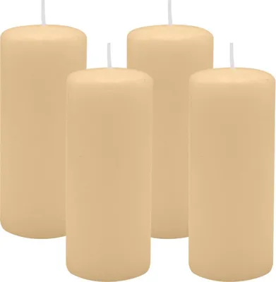 Produktbild von 4er Set Adventskranzkerzen Pinie Ø 50 x 120 mm