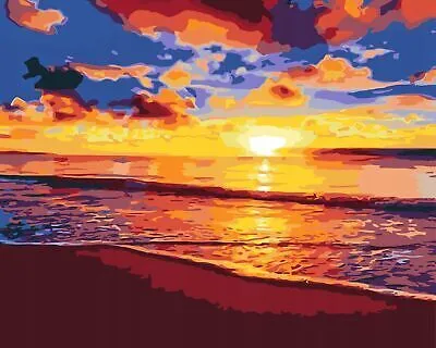 Produktbild von NORIMPEX Malerei nach Zahlen Beach 40 x 50 5701
